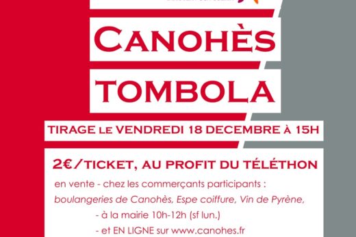 TOMBOLA POUR LE TÉLÉTHON