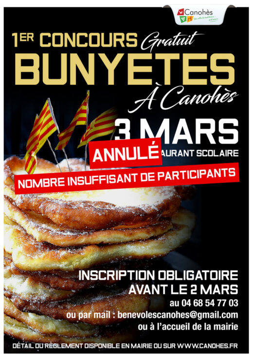 1er&#x20;CONCOURS&#x20;DE&#x20;BUNYETES&#x20;Gratuit&#x20;&#x00E0;&#x20;Canoh&#x00E8;s