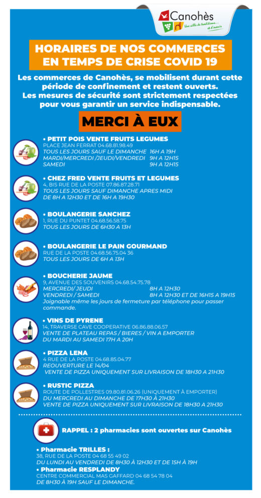 HORAIRES&#x20;DE&#x20;NOS&#x20;COMMERCES&#x20;EN&#x20;TEMPS&#x20;DE&#x20;CRISE&#x20;COVID&#x20;19