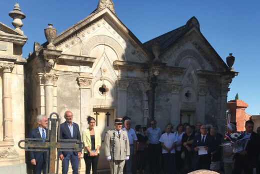 hommage au brigadier Michel Huguet, mort pendant la &#8220;drôle de guerre