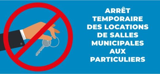 Arr&#x00EA;t&#x20;temporaire&#x20;des&#x20;locations&#x20;de&#x20;salles&#x20;municipales&#x20;aux&#x20;particuliers