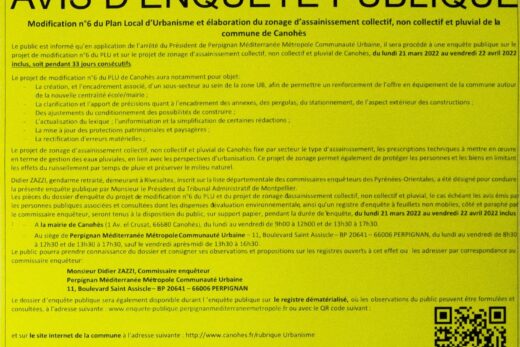 ENQUÊTE PUBLIQUE