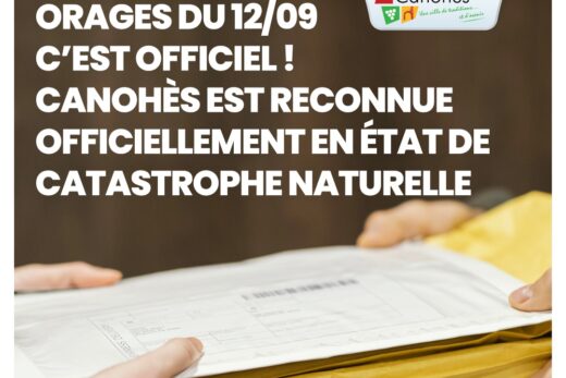 Bonne nouvelle pour la commune de Canohès !