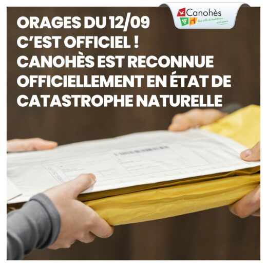 Bonne&#x20;nouvelle&#x20;pour&#x20;la&#x20;commune&#x20;de&#x20;Canoh&#x00E8;s&#x20;&#x21;