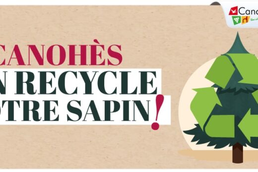À CANOHÈS, ON RECYCLE VOS SAPINS.