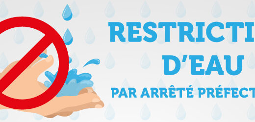 Restriction d’eau par arrêté préfectoral