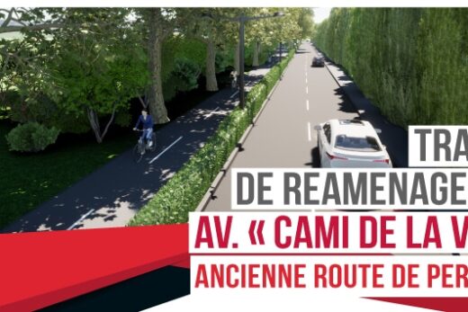 TRAVAUX DE REAMENAGEMENT  AV. « Cami de la Vila », ANCIENNE ROUTE DE PERPIGNAN