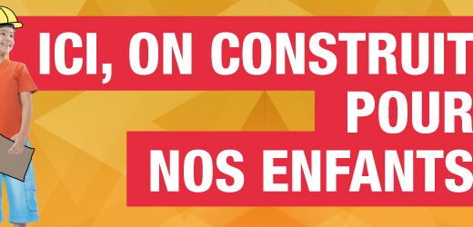 nouveaux accès aux classes maternelles durant les travaux de la 2ème zone d&#8217;extension.