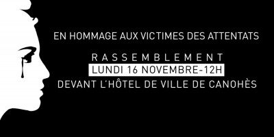 Rassemblement &#8211; Hommage aux victimes des attentats de Paris
