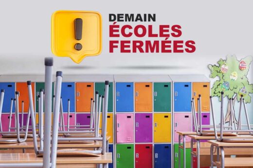 FERMETURE DES ÉCOLES – INFORMATION IMPORTANTE