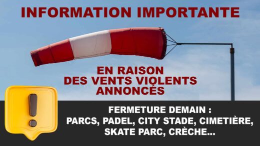 &#x1F32C;&#xFE0F;&#x20;Vents&#x20;forts&#x20;&#x3A;&#x20;fermeture&#x20;des&#x20;&#x00E9;quipements&#x20;ext&#x00E9;rieurs