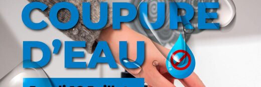 📢 [TRAVAUX / COUPURE D&#8217;EAU] 💧